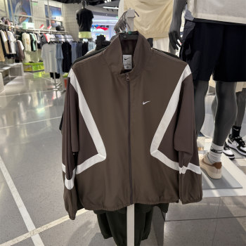 Counter ແທ້ຂອງ nike nike ກິລາບາດເຈັບແລະຜູ້ຊາຍ stitching woven basketball jacket top im3355-004