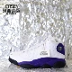 Air Jordan 13 AJ13 Đen và Trắng Panda Cao su thô Trắng Đỏ Tím Giày bóng rổ Lakers 414571-104 - Giày bóng rổ