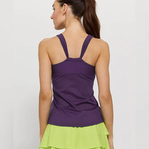 Overseas shopping LIJA WINBERRY TANK womens purple halter top summer sports sleeveless top tennis vest