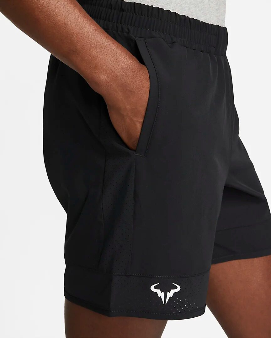 Sea Naughty NIKE Nike Black Speed Dry Sports Pants Nadal 7 Inch Tennis Shorts Men 100 Hitch Training Pants