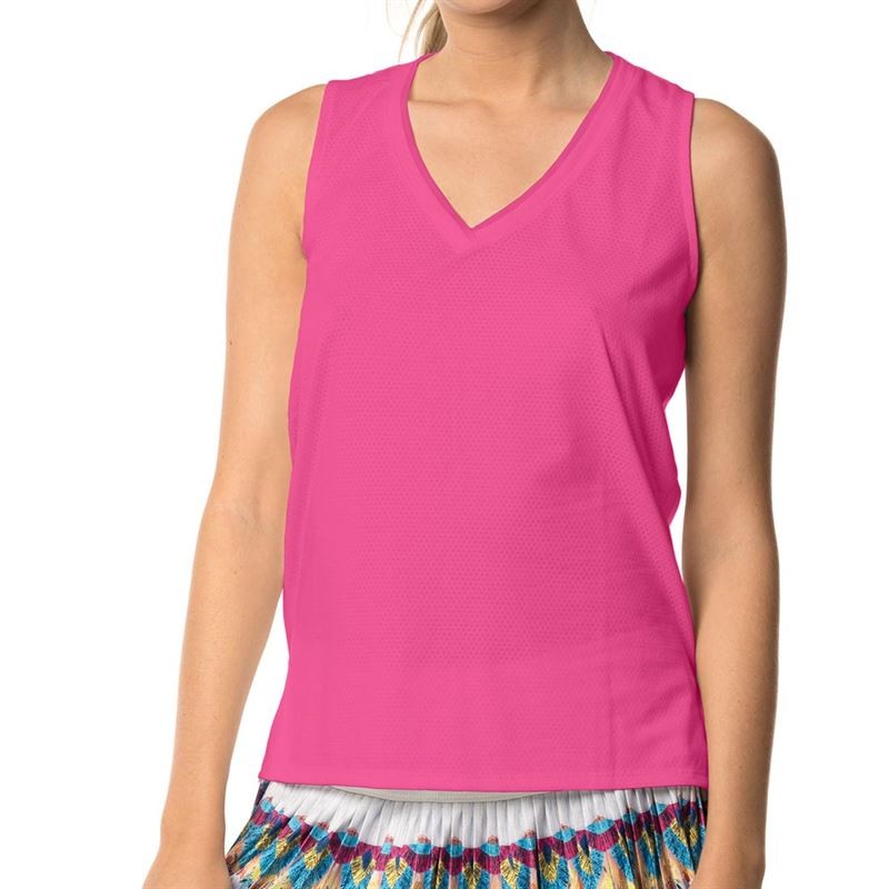 Sea Naughty LUCKY IN LOVE Core Relaxed racerback tang VENT TENNIS VEST