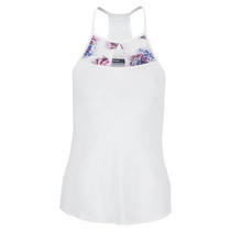 Sea Naughty Lija Cut Out Tennis Tank Ladies in white sweatshirt No cuff speed dry tennis vest