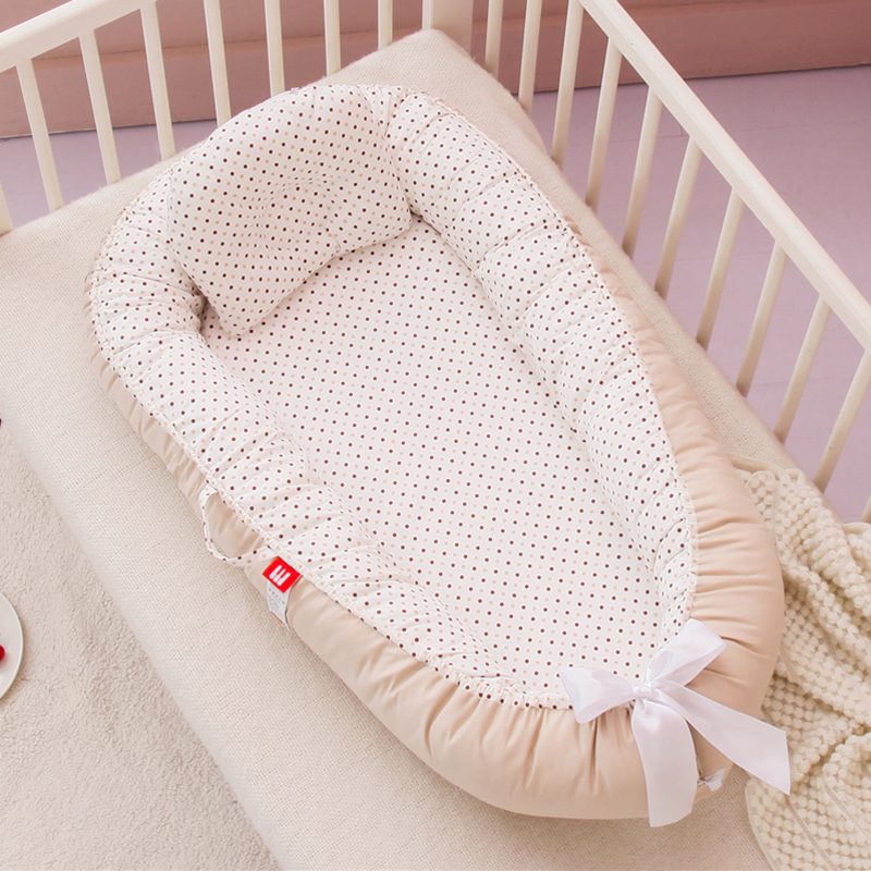 Bed-in-bed crib foldable, removable and washable portable anti-pressure bionic fully detachable travel bed cotton breathable class A