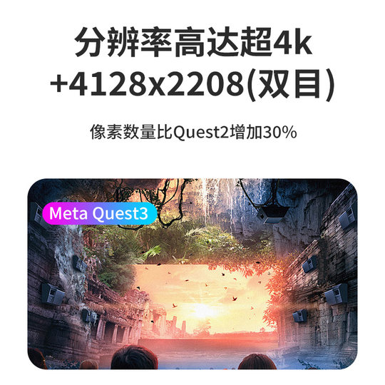 Oculus Quest 3S Vr Glasses All-In-One Motion-Sensing Game Console Steam Headset 3D Device Meta