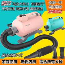 Shenbao Black King Kong Large dog Teddy Golden retriever cat dog hair dryer High-power silent pet water blower