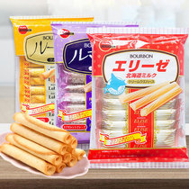 Xin Su Gu snacks bourbon bourbon Chocolate chip cookies sandwich wafer stick imported from Japan
