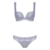 Ives bra bra set sexy mà không có vành ngực nhỏ tụ tập để điều chỉnh bên hông