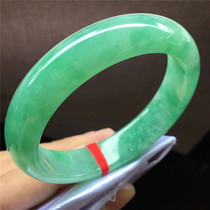 Jian An Jade 56 Natural Manyang Green Circle Jade Bracelet Myanmar A Cargo Jade Full Color Green Jade Handwear