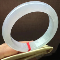 Jian An Jade 56 8 Myanmar A cargo ice purple spring color bottom noble concubine jade bracelet meticulous and full jade bracelet