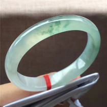 Jian An Jade 53 9 Myanmar A cargo ice floating flower noble concubine jade bracelet ice penetration Jade jade bracelet