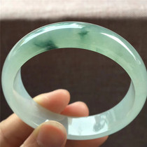 Jian An Jade Myanmar old pit A cargo ice floating flower jade bracelet ice Ying water natural jade jade ice jade bracelet
