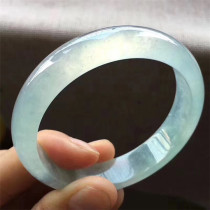 Jian An Jade 53 5 Myanmar A goods high ice old seed strong light jade bracelet ice permeable water Runyu bracelet
