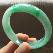 Jianan Jade 57 Myanmar old pit floating sun green jade bracelet old type delicate natural jade ice glutinous jade bracelet