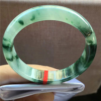 Jian An Jade Myanmar Natural A Cargo Ice Floating Jade Bracelet Meticulous Ice Jade Floating Jade Bangle