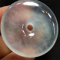 Jian An Jade Myanmar Natural A Goods High Ice Button Jade Pendant