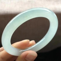 Jane Emerald Burmese Old Pit Natural A freight ice flowing green round Emerald bracelet pure emerald bracelet