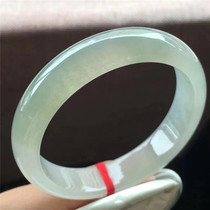 Jian An Jade 56 Myanmar A goods high ice background color jade bracelets ice through fresh Old pit jade Jade with certificate