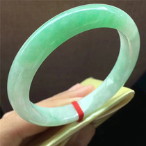 Jian An Jade 57 Myanmar A cargo ice floating color positive circle noble concubine Jade jade bracelet old type Fine Ice Cream bracelet