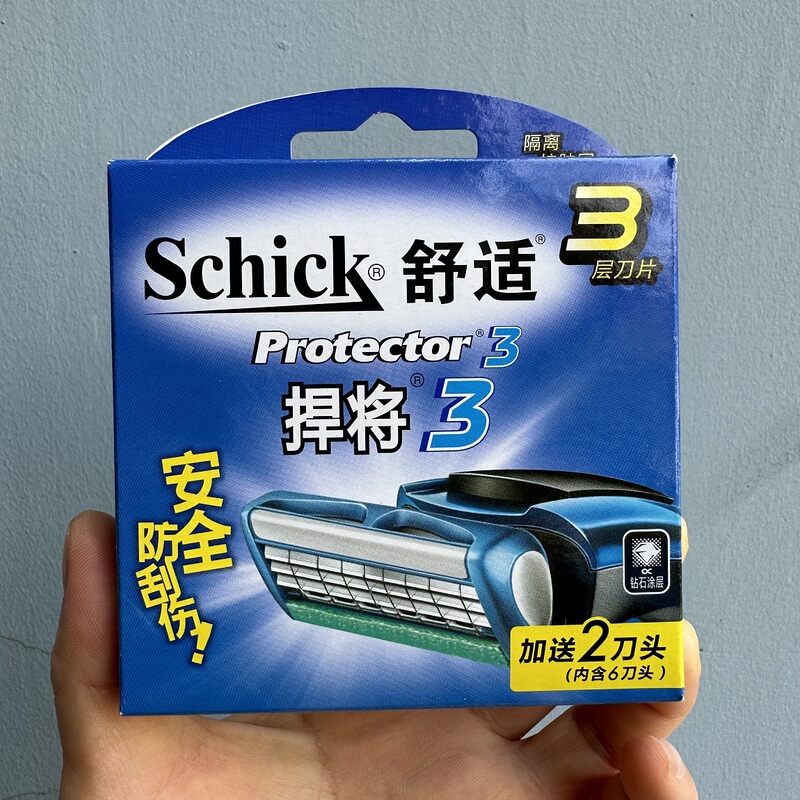 Schick Comfort Razor Blades Champion Diamond Manual Razor Head Shaver Replacement Pack