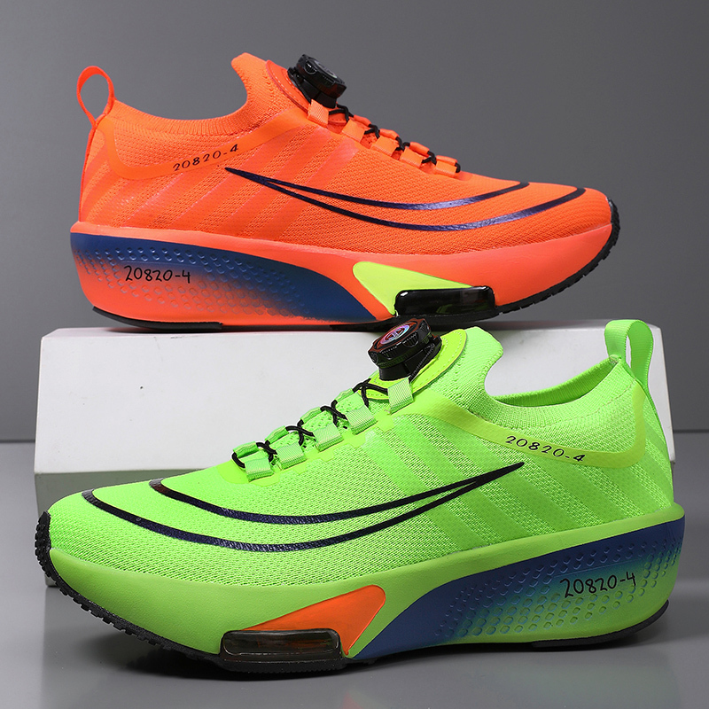 Alpha 3Rd Generation Rotating Button Children's Running Shoes Men's Carbon Plate Sports Shoes Big Kids Teenagers Professional Running Shoes Men