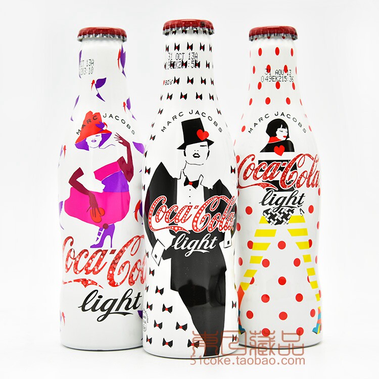 Good tasts full of water France Coca-Cola Mark Jacques Bute MARC JACOBS Fashion limited collection of aluminum bottle
