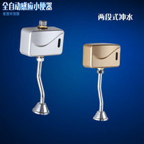 Surface-mounted induction urinal sensor urinal induction flusher flush valve with regulating valve AC and DC plug-in