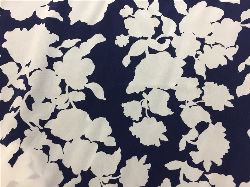 Vải lụa crepe de chine vải 100% lụa dâu tằm rộng 16 mm crepe de chine màu xanh hoa - Vải vải tự làm