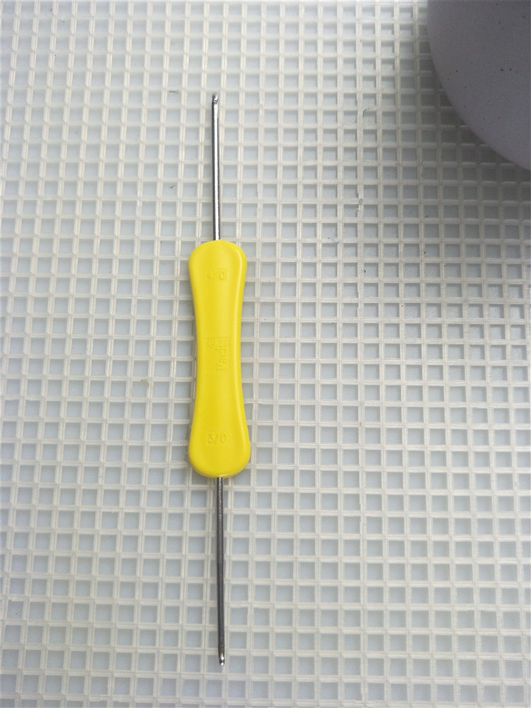 Handmade DIY len áo len nhà móc công cụ bằng thép không gỉ móc đôi - Công cụ & vật liệu may DIY dụng cụ đan len
