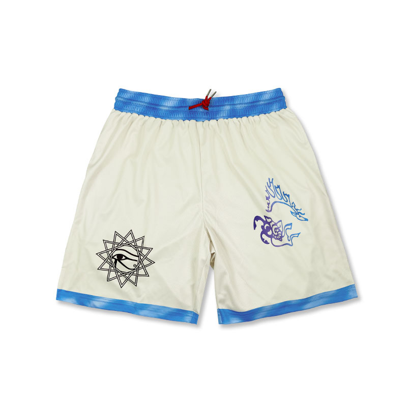 Irving's Bohemian-Style Sports Shorts, American-Style Basketball Shorts, Loose Straight-Leg Fitness Shorts Irving's Bohemian-Style Sports Shorts, American-Style Basketball Shorts, Loose Straight-Leg Fitness Shorts