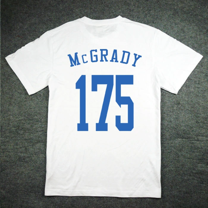 Áo thun ngắn tay bóng rổ SD McGrady 175 T-MAC McGrady McGRADY Bản sao cổ điển - Áo phông thể thao