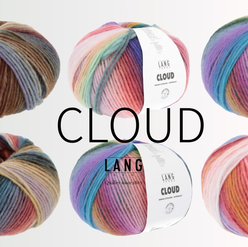 Cloud Cloudlangyarns 1077 High-End Yarn Swiss Imported Gradient Dyed Wool Lang Yarn