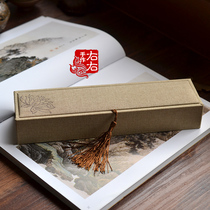 Vintage classical ancient style lotus tassel packing box Hairpin necklace pendant packing box Gift box