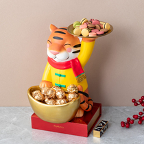 Creative tiger tiger raw witching piece The Xuan Guan Key Containing Tray Modern Minimalist Home Living Room Tiger Year Adornment