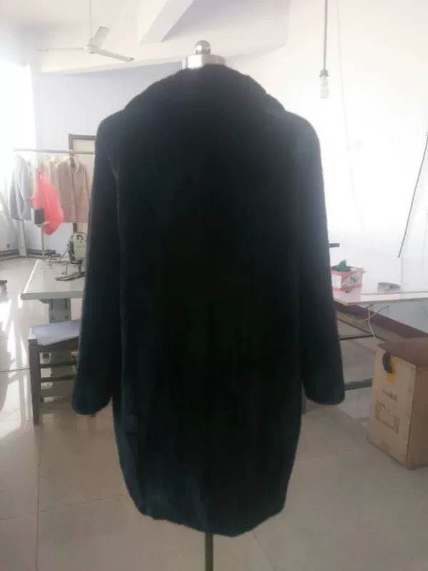 100% cashmere hai mặt len ​​ngắn trùm đầu nhỏ nước hoa đầm trong áo dài áo choàng kích thước lớn quần áo của phụ nữ - Faux Fur