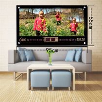 Wedding dress photo perpetual calendar electronic clock enterprise advertisement baby photo electronic perpetual calendar LED calendar wall clock