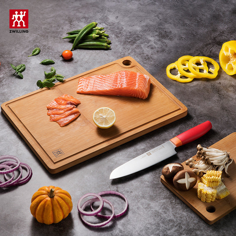 Zwilling 双立人 竹制砧板 2件套装 天猫优惠券折后￥99包邮（￥399-300）