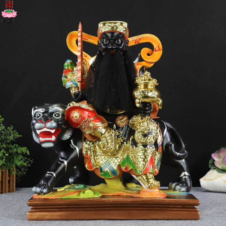 特惠多款骑虎武财神坐山武财神赵公明像赵公元帅赵玄坛摆件