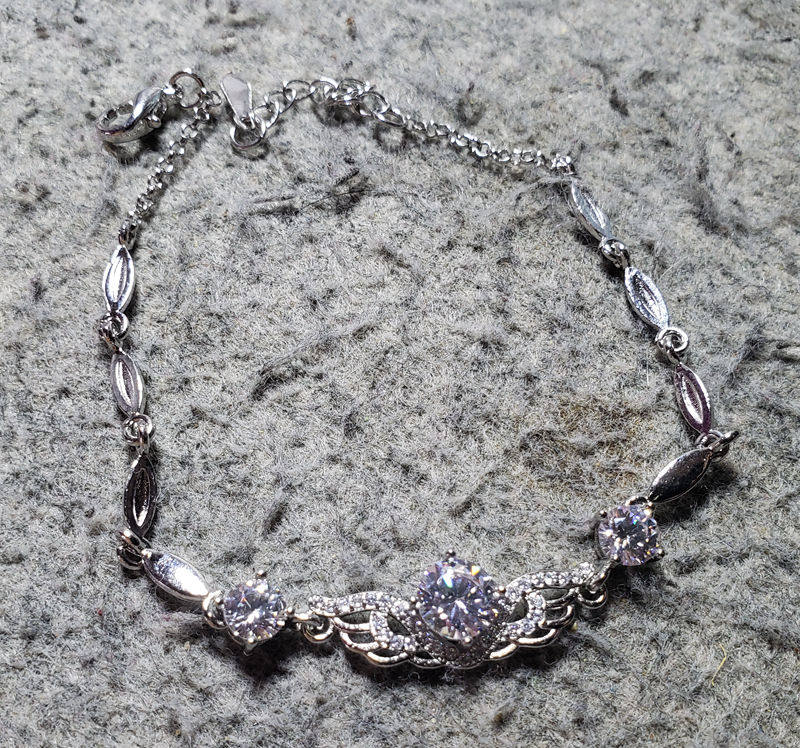 Clearance Moissan diamond Moissanite 1 carat One thing one proof Bracelet Women's model 5