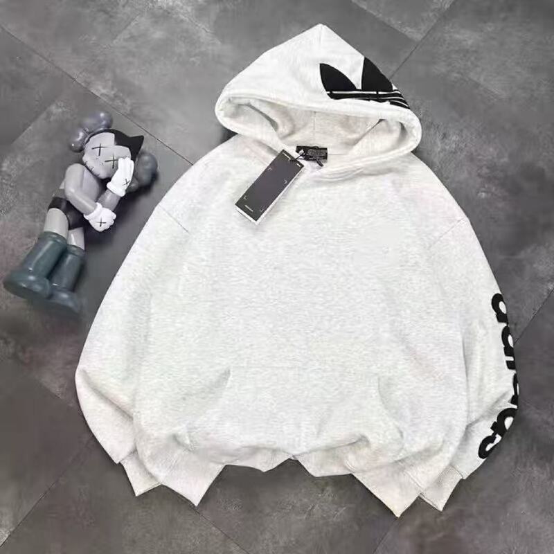 90% off Special Zone 2026 Hot Item: Women's White Loose Fit Sports Embroidered Fleece Hoodie with Kirin Design