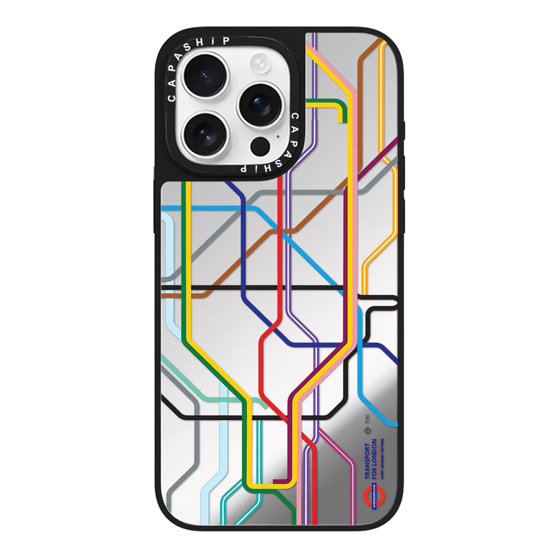 Ce Suitable for Apple 16 iPhone 14 Plus Mirror Finish 15/13 Pro Max Magnetic Magsafe London Subway Xr Phone Case 12 Anti-Drop 11 New Model XS High-End Soft Edge 17 Protective Cover