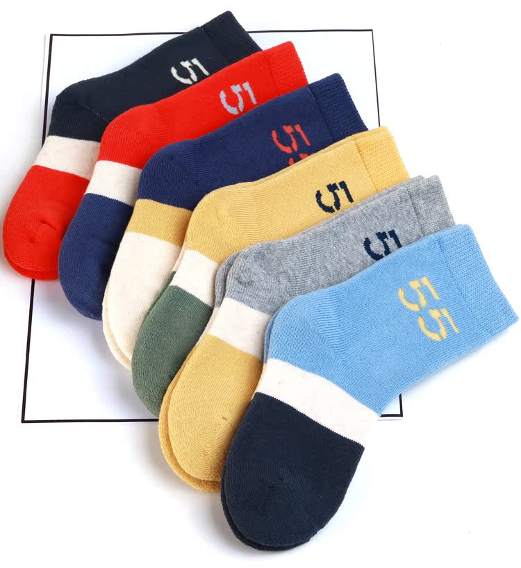 Vớ trẻ em Bianbi 1-3-5-7 tuổi Vớ trẻ em mùa đông cotton dày bé trai và bé gái ấm vớ trẻ em tất điệu cho bé gái 