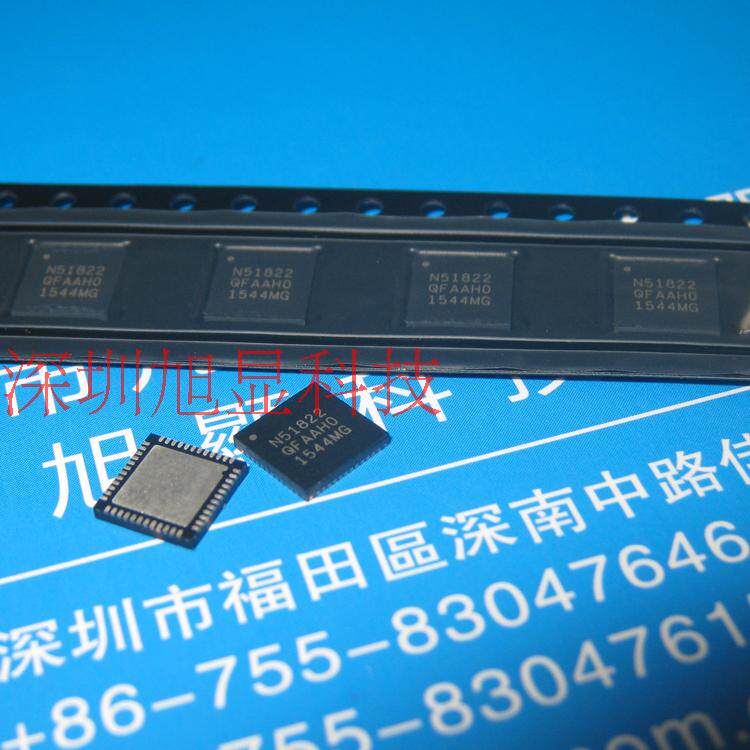 NRF51822-QFAA-R BLE bluetooth 4 0 chip RF chip low power wireless bluetooth chip