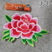 Большая роза красная 14*10,5см.