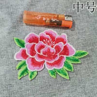 Средняя роза красная 12*9см