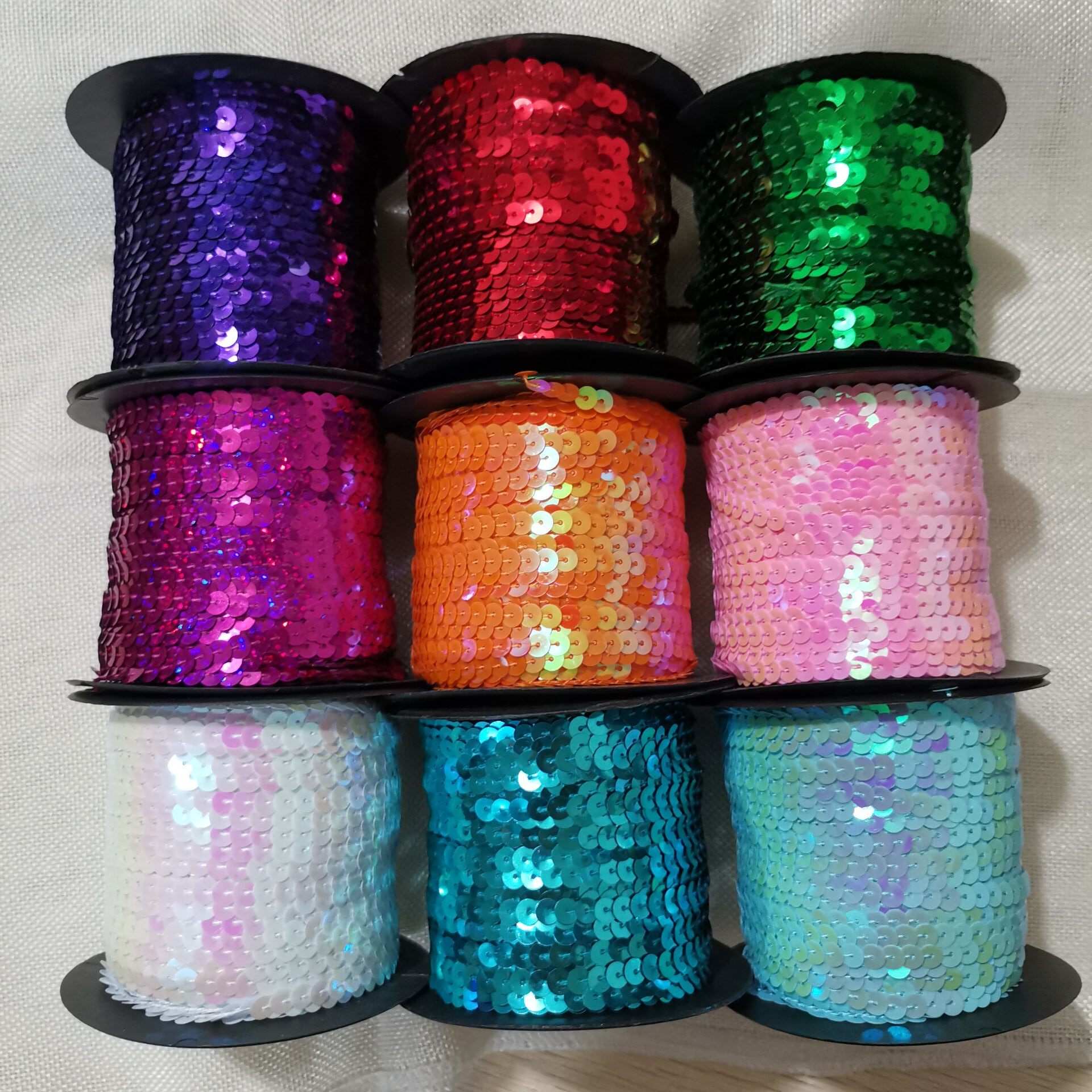 6MM bright sheet shaft lace clothing accessories lace beads bright sheet sideband to play out the bright sheet side strips wire sheet beads