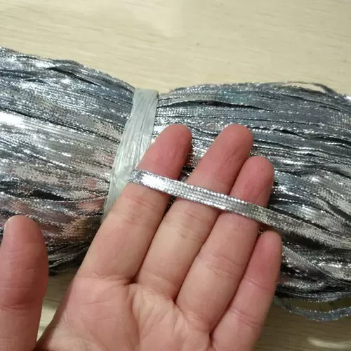 Ручная лунная лунная кроличья фонарь мягкий золото шелковая линия плоская золотая линия одежда границ серебряной линии, чтобы приготовить веревочную бумагу и завязать веревку и завязать веревку