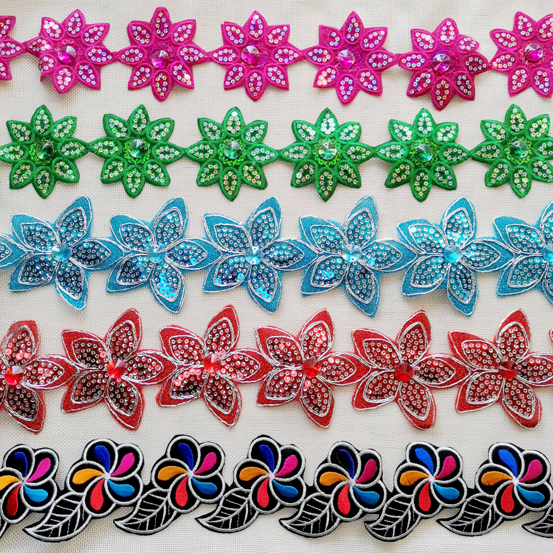 Diamond embroidery sequins lace suede court belt veil costume drama national performance clothing accessories explosion