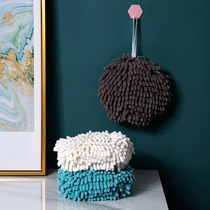  Chenille hand towel Kitchen bathroom wall-mounted hand towel thickened super absorbent multifunctional rag