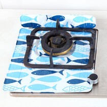  Gas stove stove oil-proof aluminum foil tinfoil 2 pieces Kitchen stove paper mat Gas stove oil-proof paper