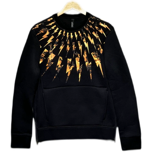 Neil Barrett Nio Bente's Men's New Tide Brand Color Lightning Space Cott